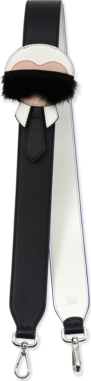 Fendi Karlito Strap for Handbag, Black