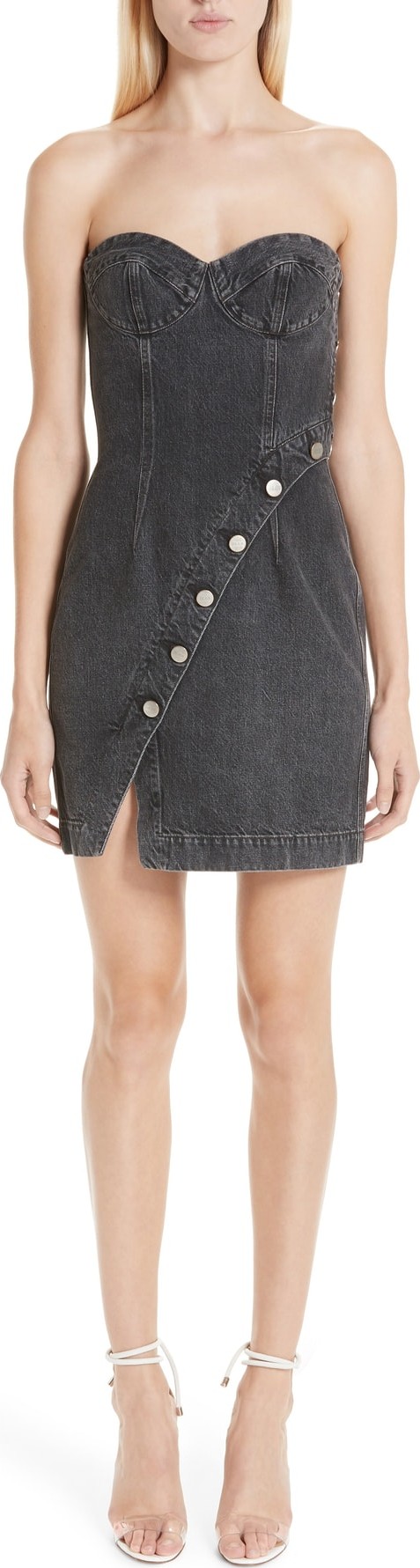Jean Atelier Claudia Strapless Denim Minidress