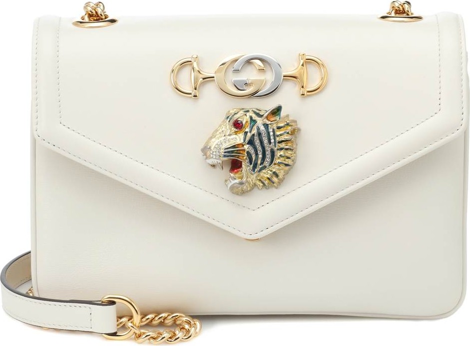 Gucci Rajah Small leather shoulder bag