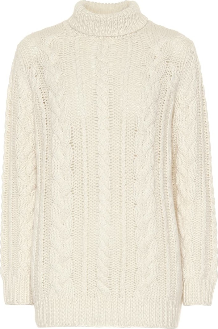 Ryan Roche Cashmere cable-knit sweater