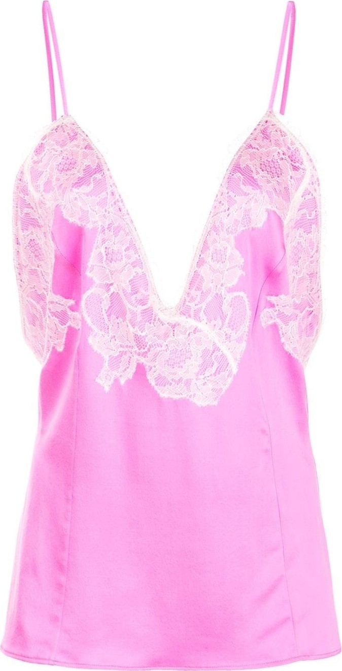 Amiri lace trim camisole