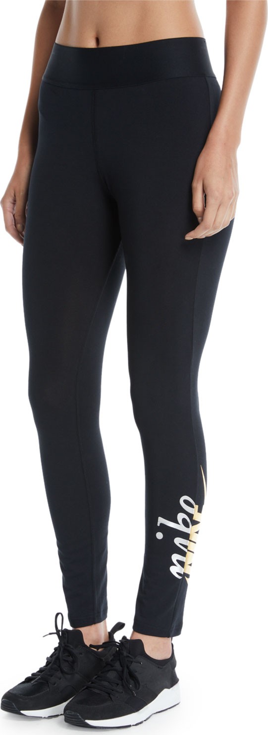 Nike Metallic Logo Performance Leggings