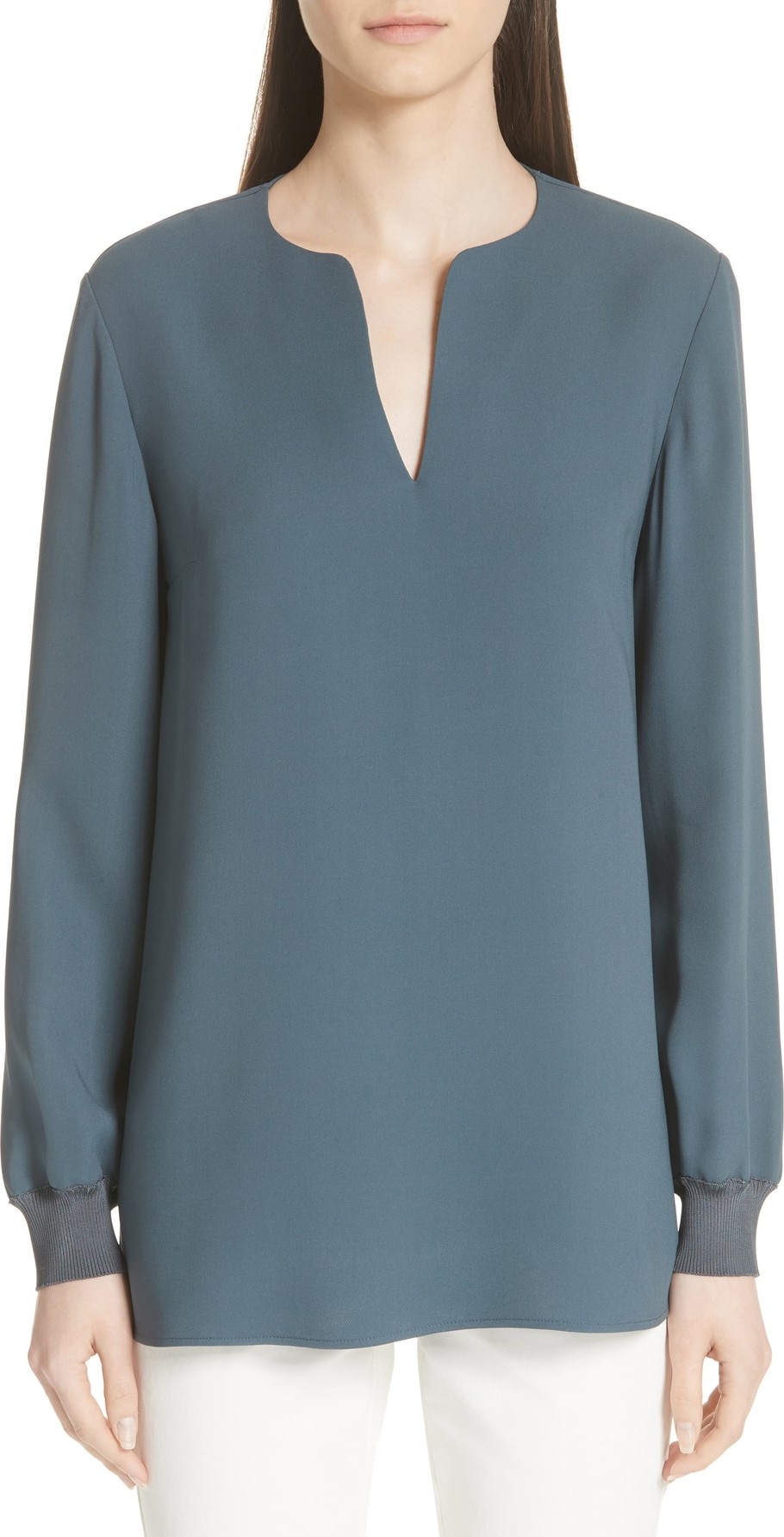 Lafayette 148 New York Roxy Silk Blouse