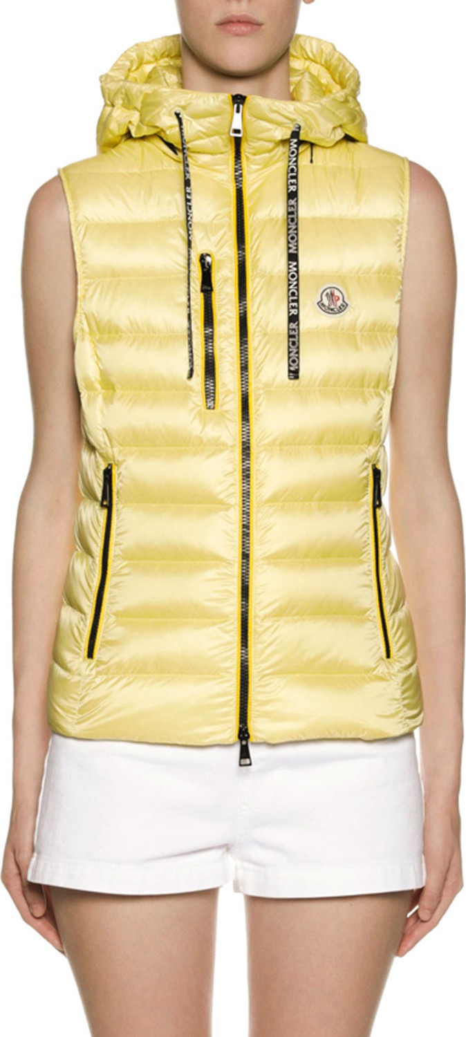 Moncler Sucrette Hooded Puffer Vest