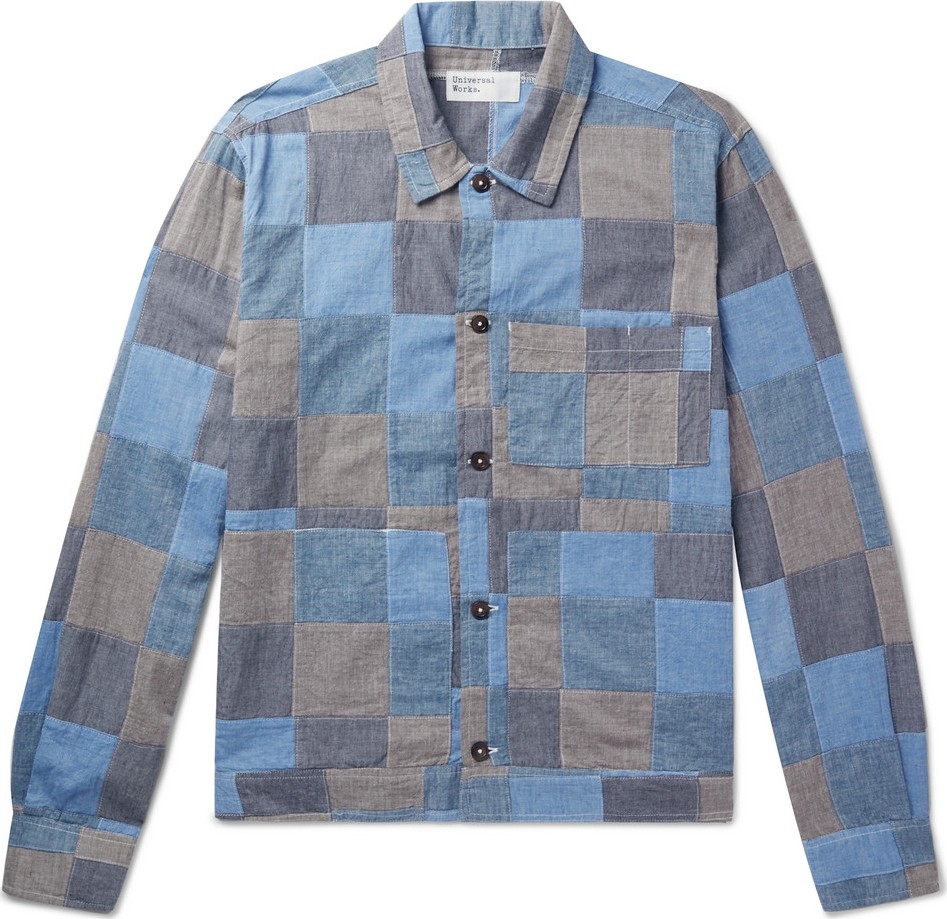 Universal Works Patchwork Cotton Blouson Jacket