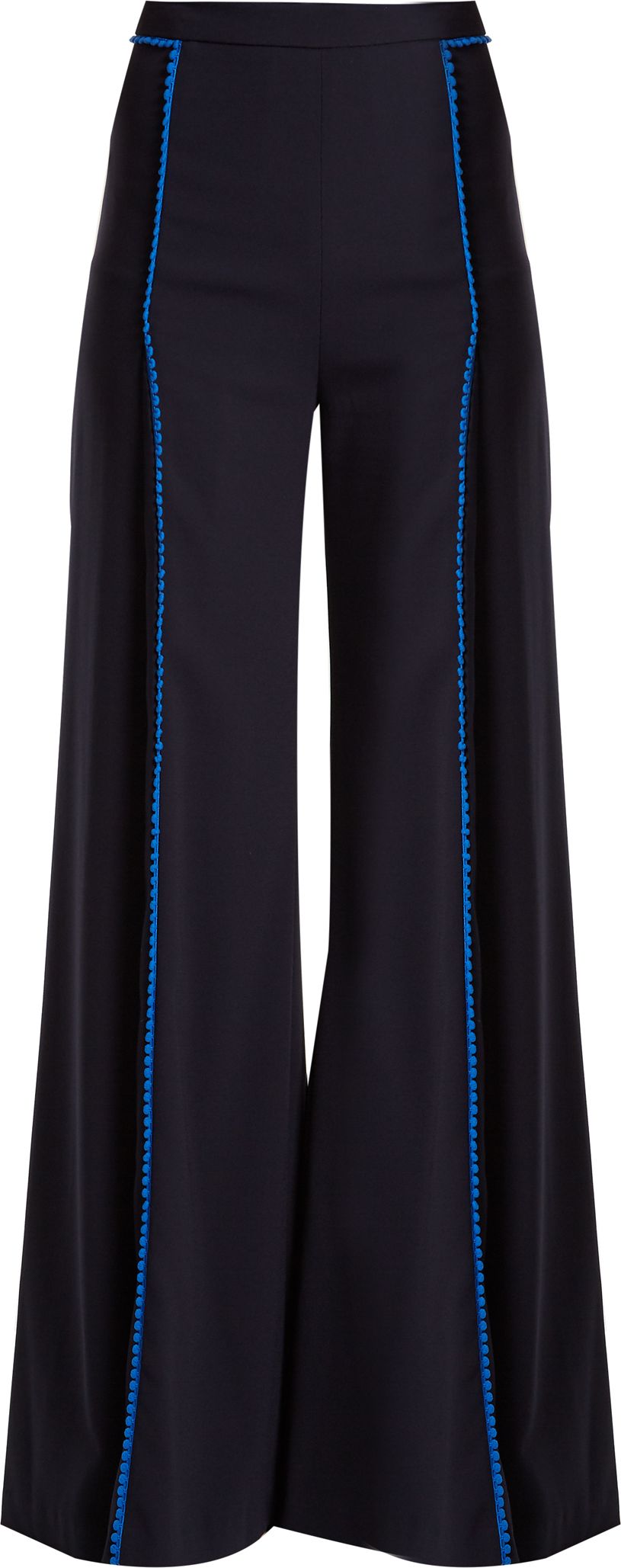Galvan Chan Chan high-rise wide-leg trousers