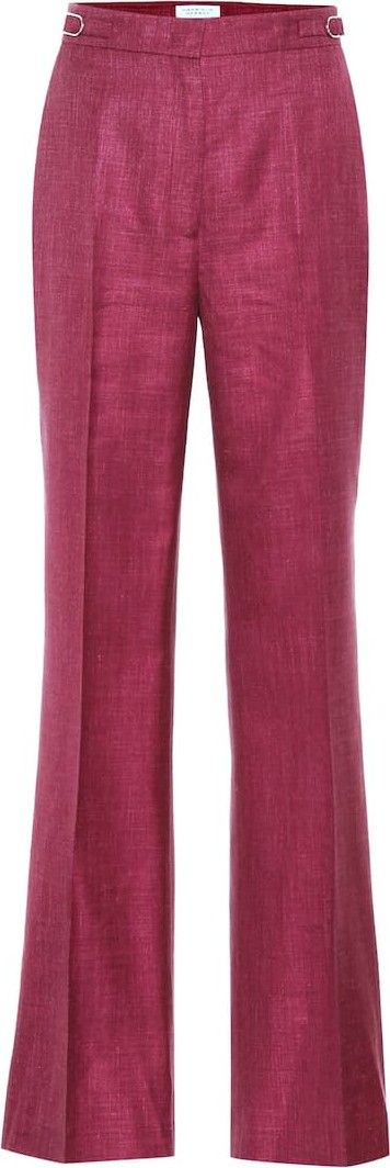 Gabriela Hearst Vesta high-rise flared pants