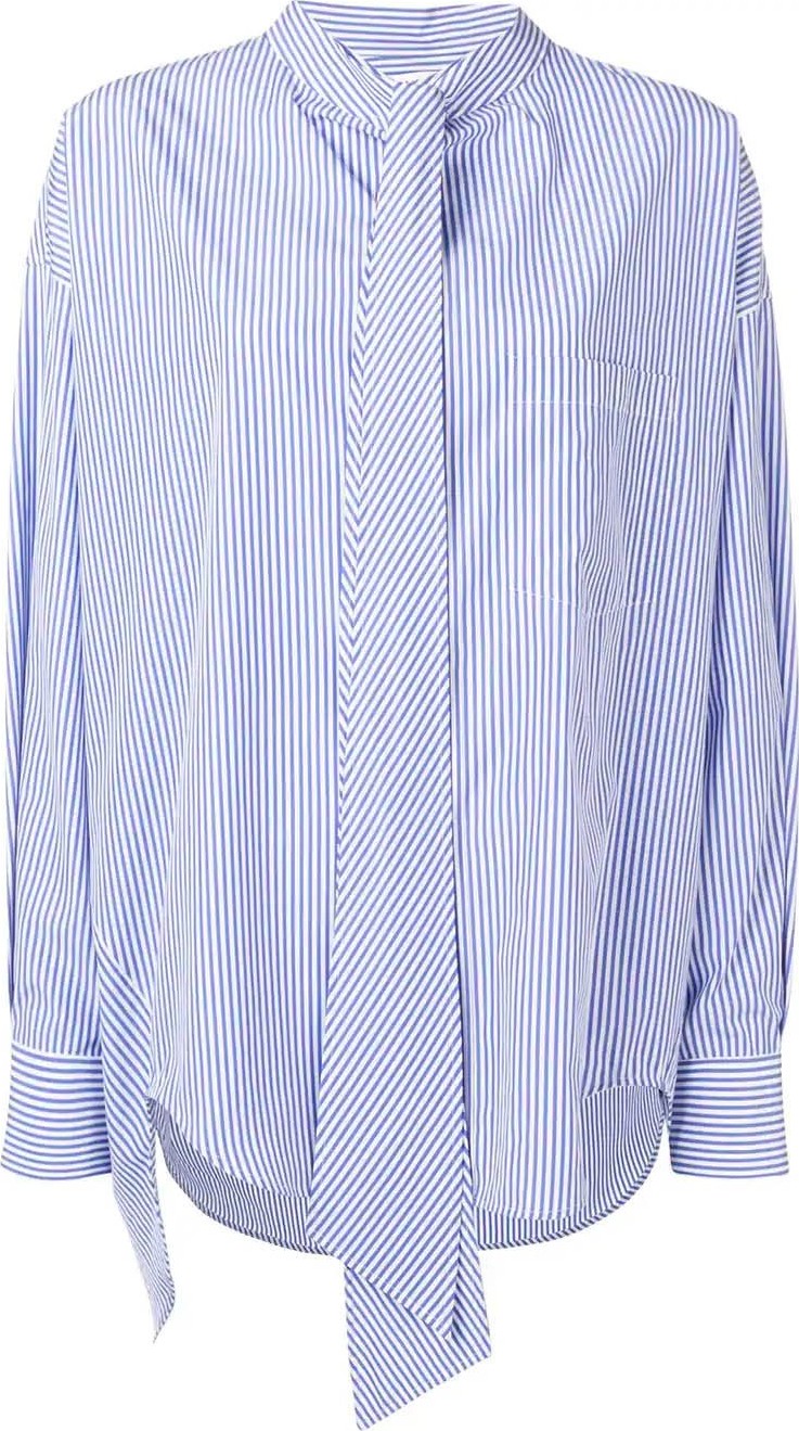 Balenciaga Bow neck shirt