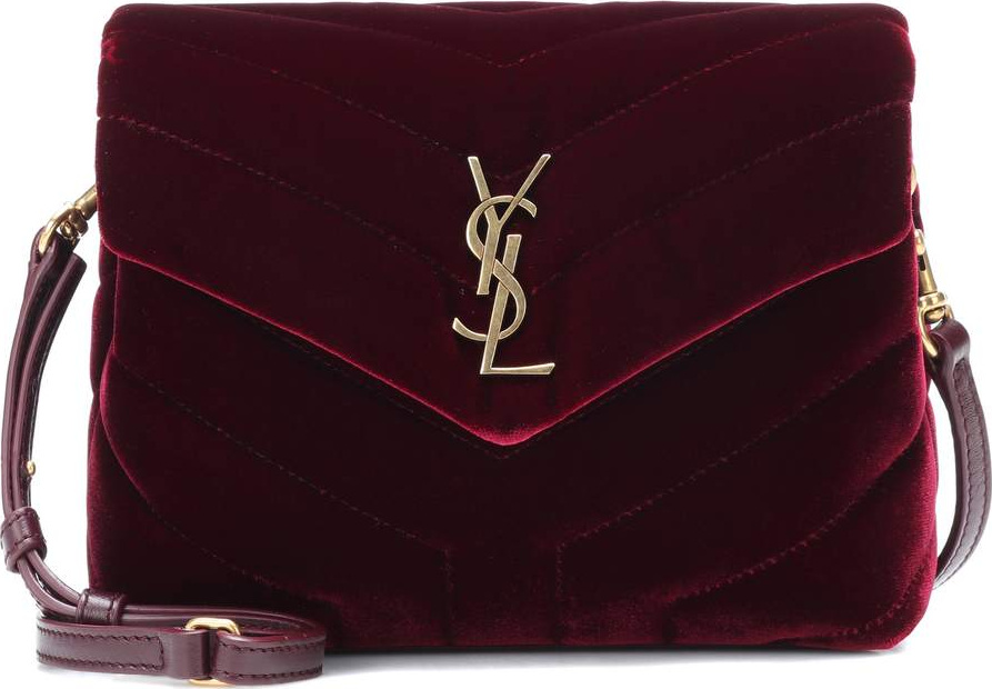 Saint Laurent Toy Loulou velvet shoulder bag