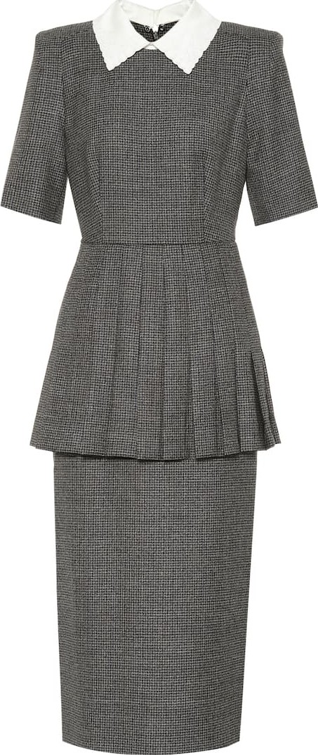 Fendi Wool-blend midi dress