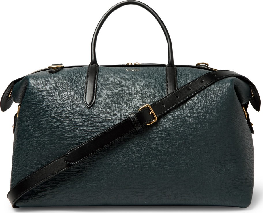 Smythson Full-Grain Leather Holdall