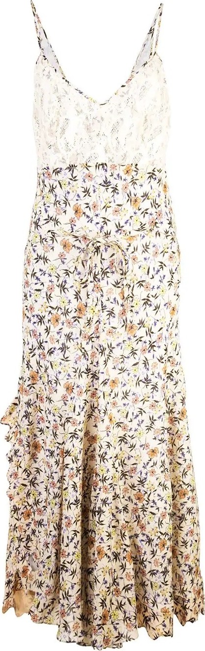 Chloe floral print midi dress