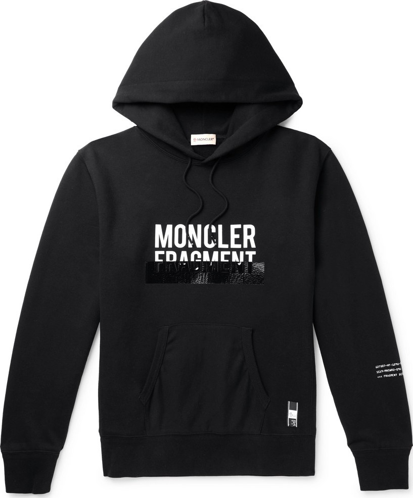 Moncler Genius 7 Moncler Fragment Logo-Print Loopback Cotton-Jersey Hoodie