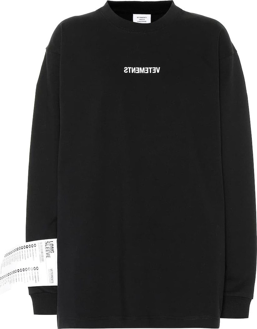 Vetements Logo cotton sweatshirt