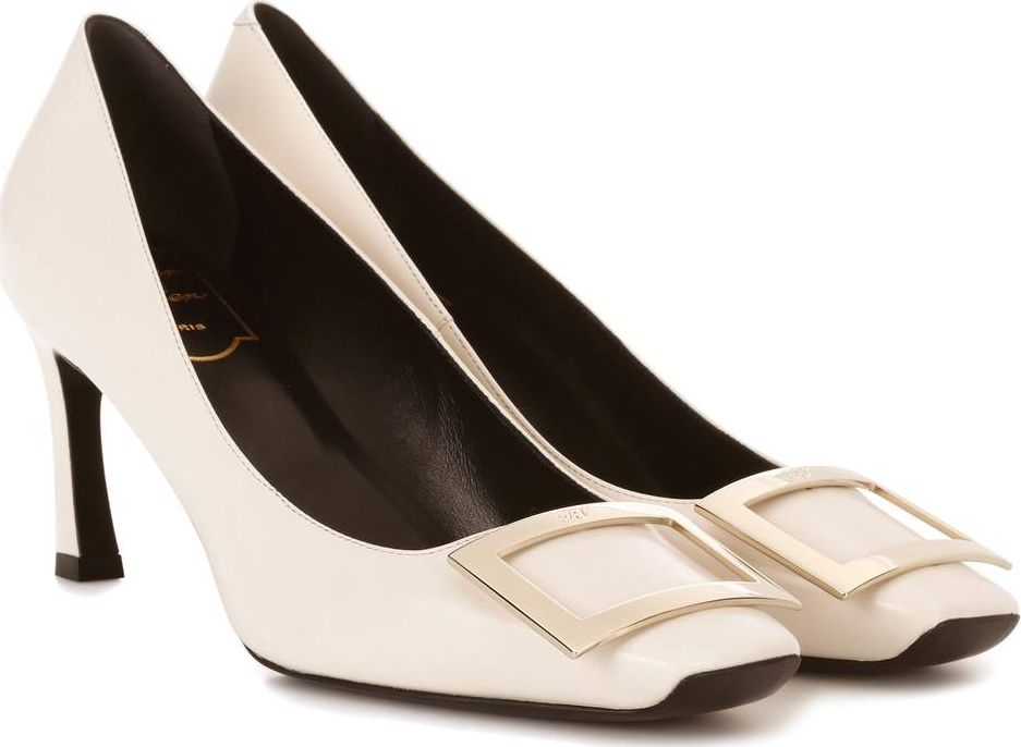 Roger Vivier Belle Vivier Trompette leather pumps