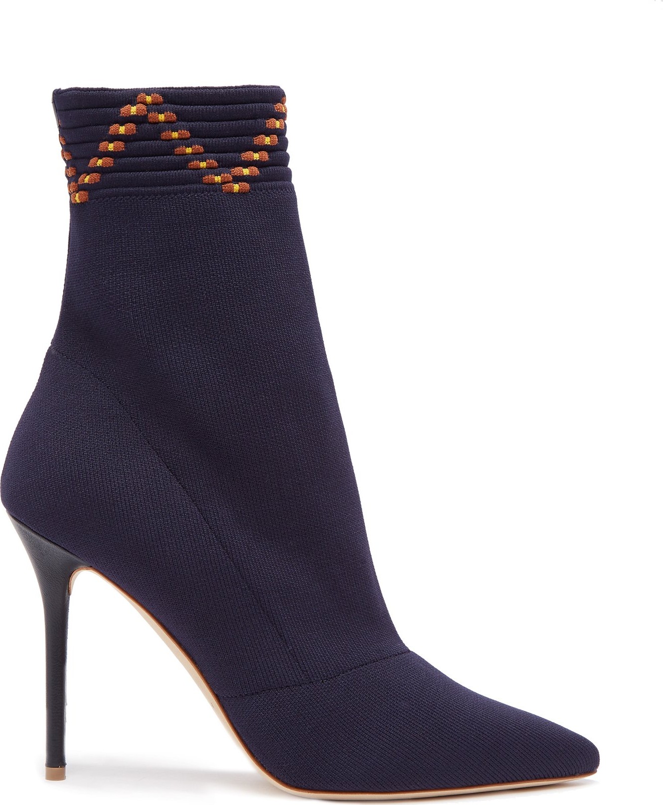 Malone Souliers by Roy Luwolt Mariah knitted sock ankle boots