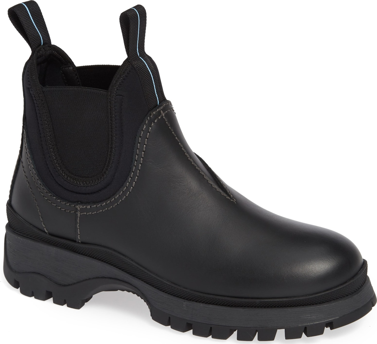 Prada Stretch Fit Lugged Rain Boot