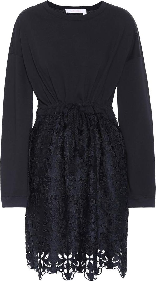 See By Chloé Cotton lace minidress