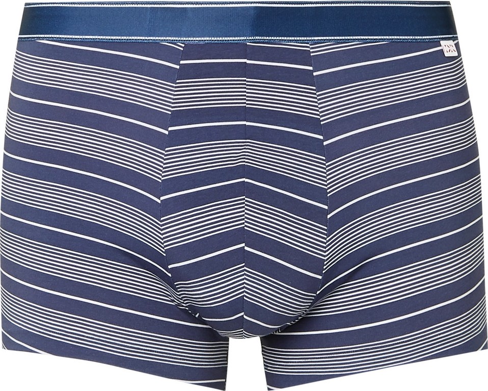 Derek Rose Striped Stretch-Cotton Boxer Briefs