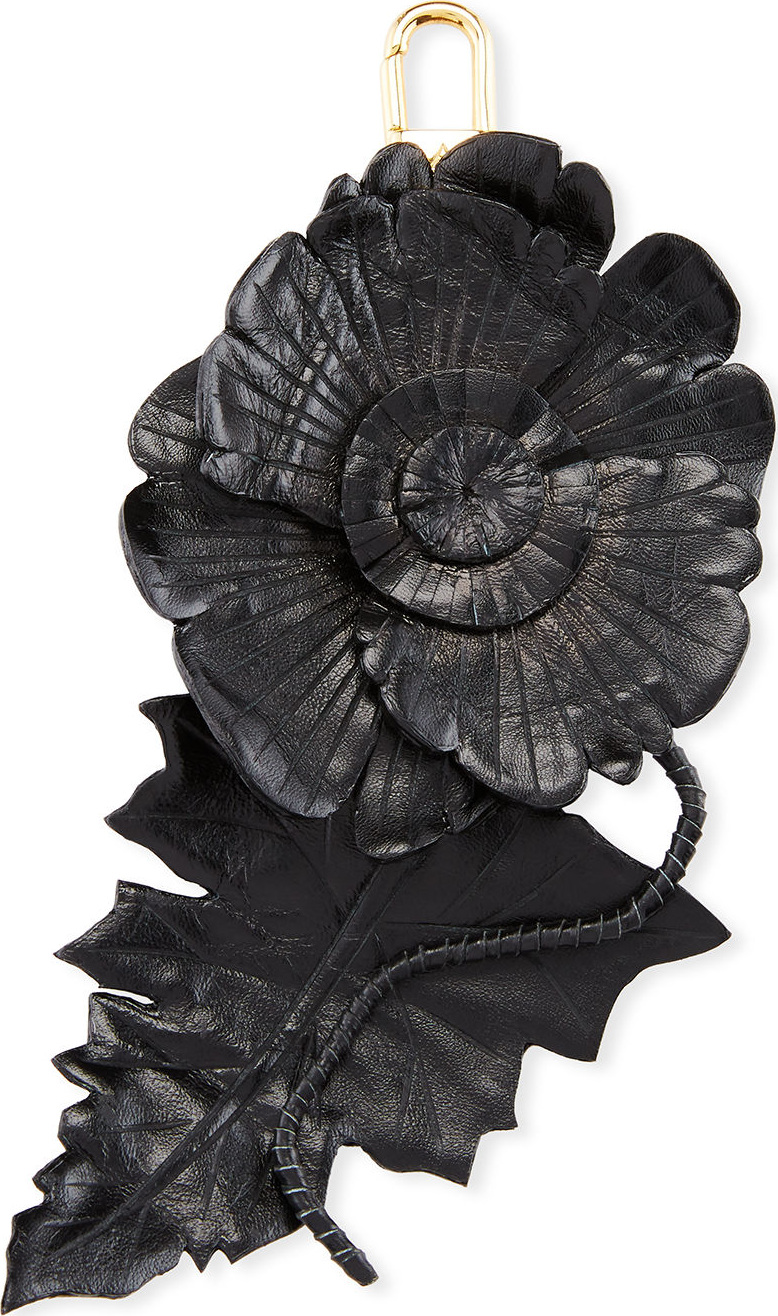 Altuzarra Leather Flower Charm for Handbag