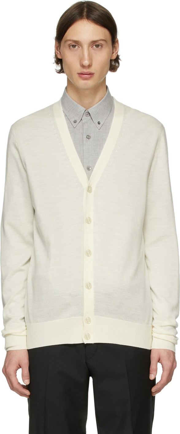 Tiger Of Sweden Off-White Navid Cardigan