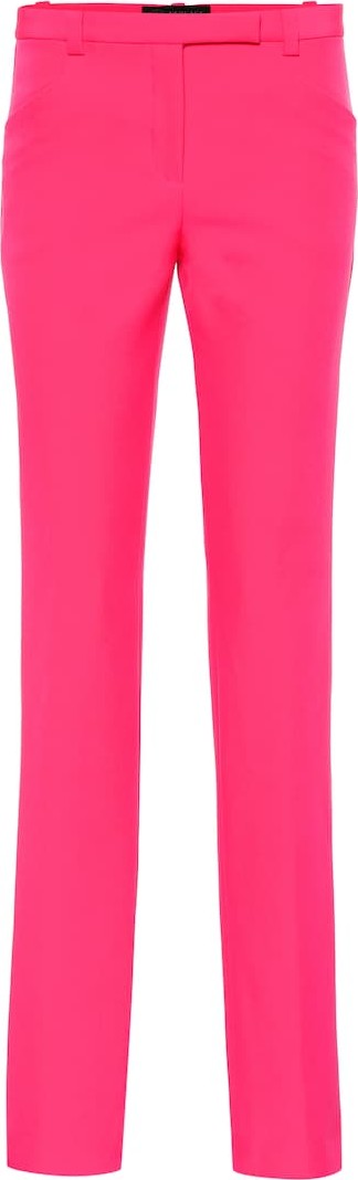 Versace High-rise straight pants