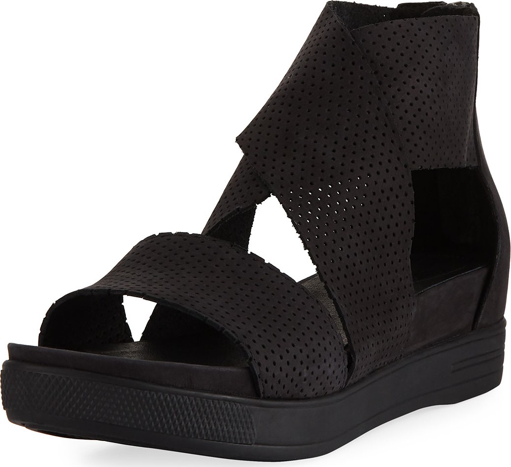 Eileen Fisher Sport Perforated Sneaker Sandals