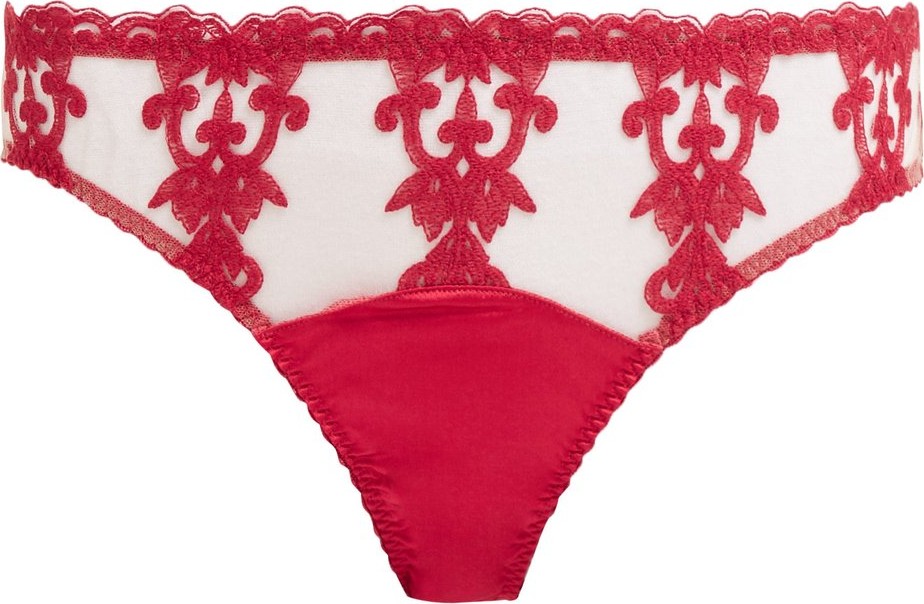 Fleur of England Wallflower Boudoir floral-lace briefs
