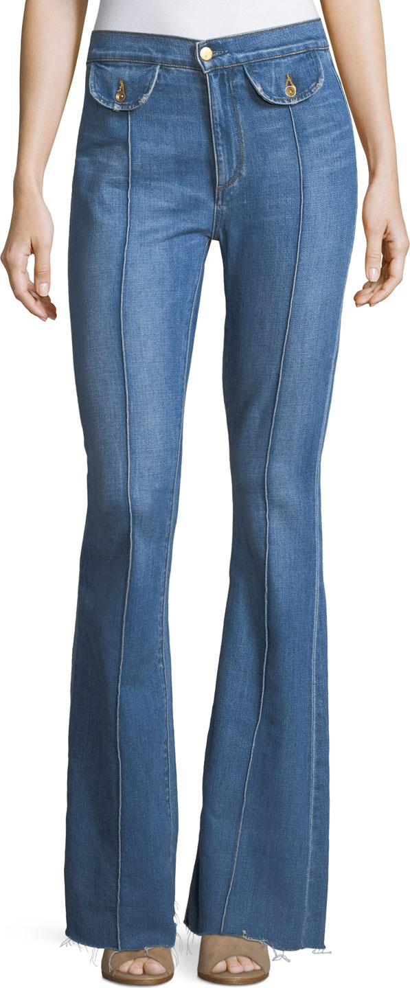 Acynetic Roxy High-Rise Flared-Leg Jeans