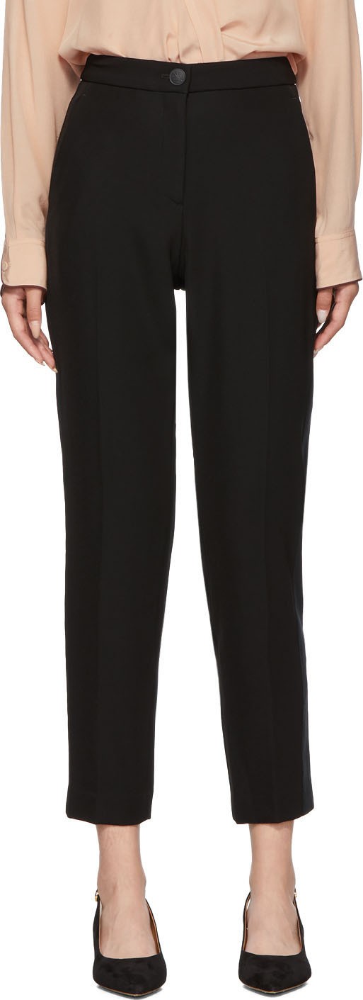 Rag & Bone Black Meki Side Stripe Trousers