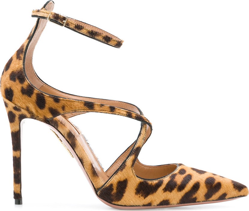 Aquazzura leopard print pumps