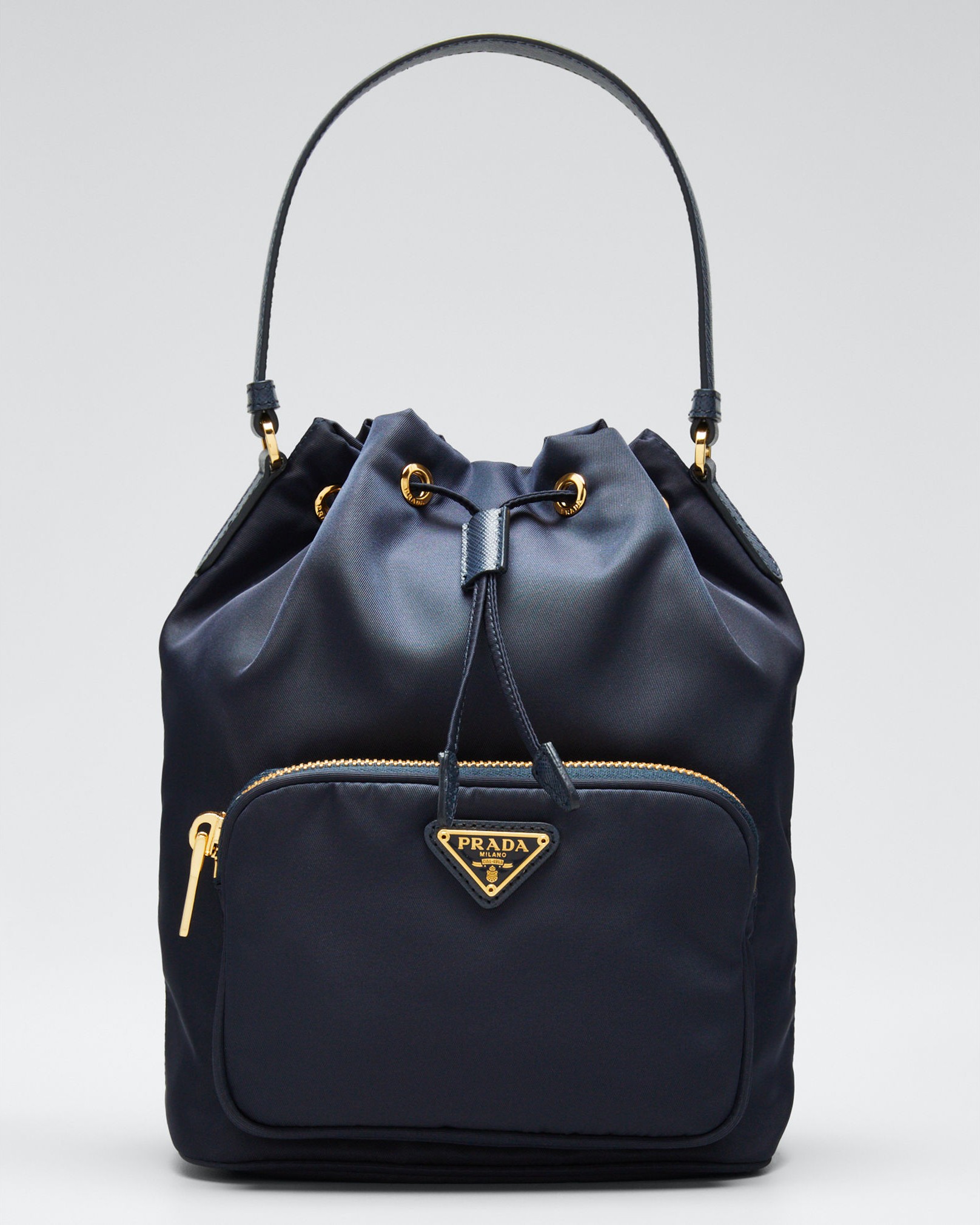 Prada Nylon Bucket w/ Removable Crossbody Strap