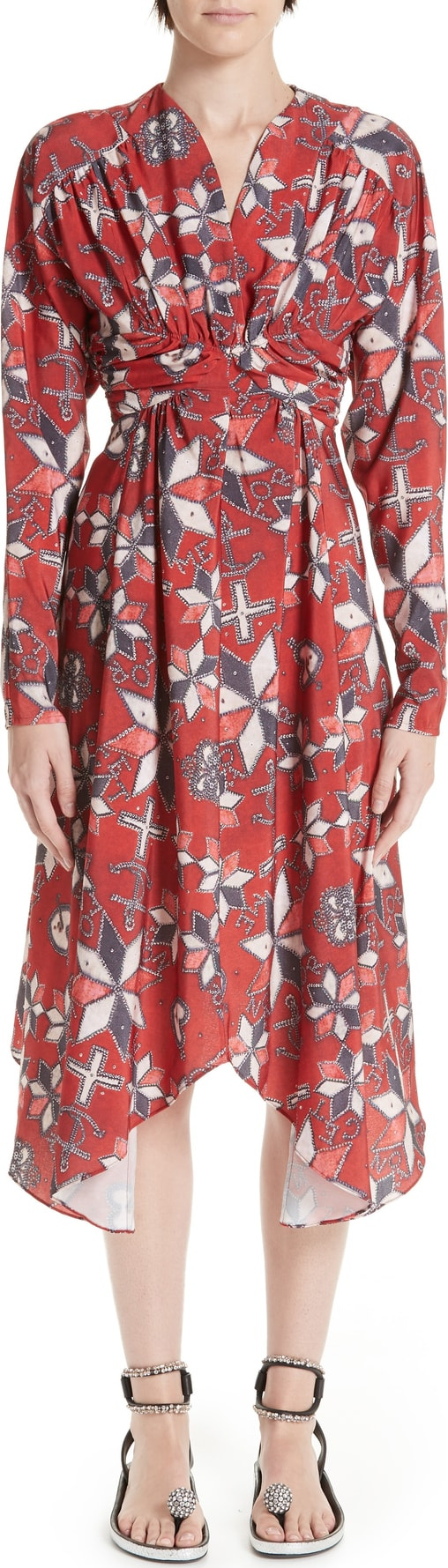 Isabel Marant Tamara Techno Print Dress