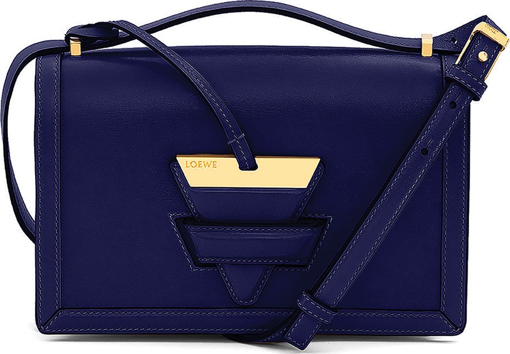 LOEWE Barcelona Leather Shoulder Bag