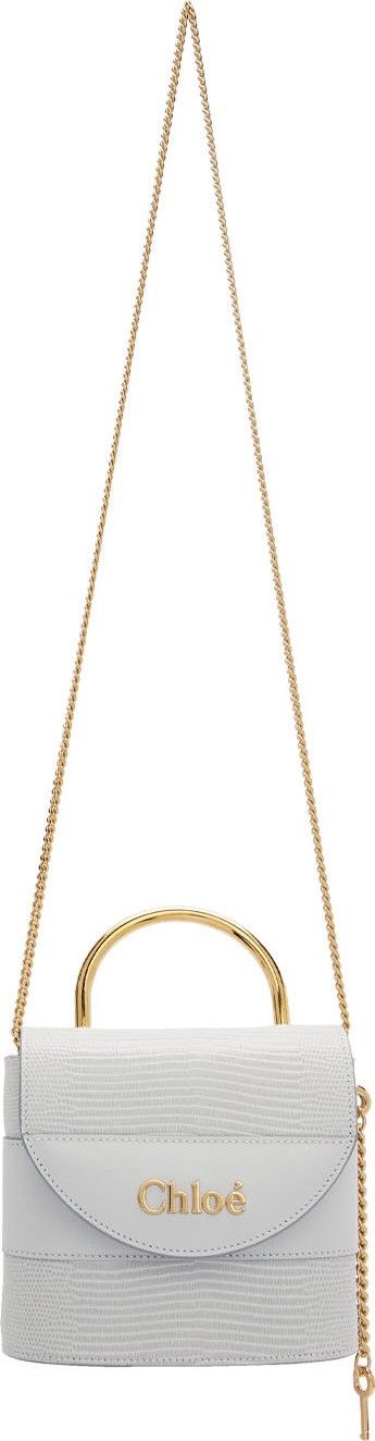 Chloe Blue Small Aby Lock Chain Bag