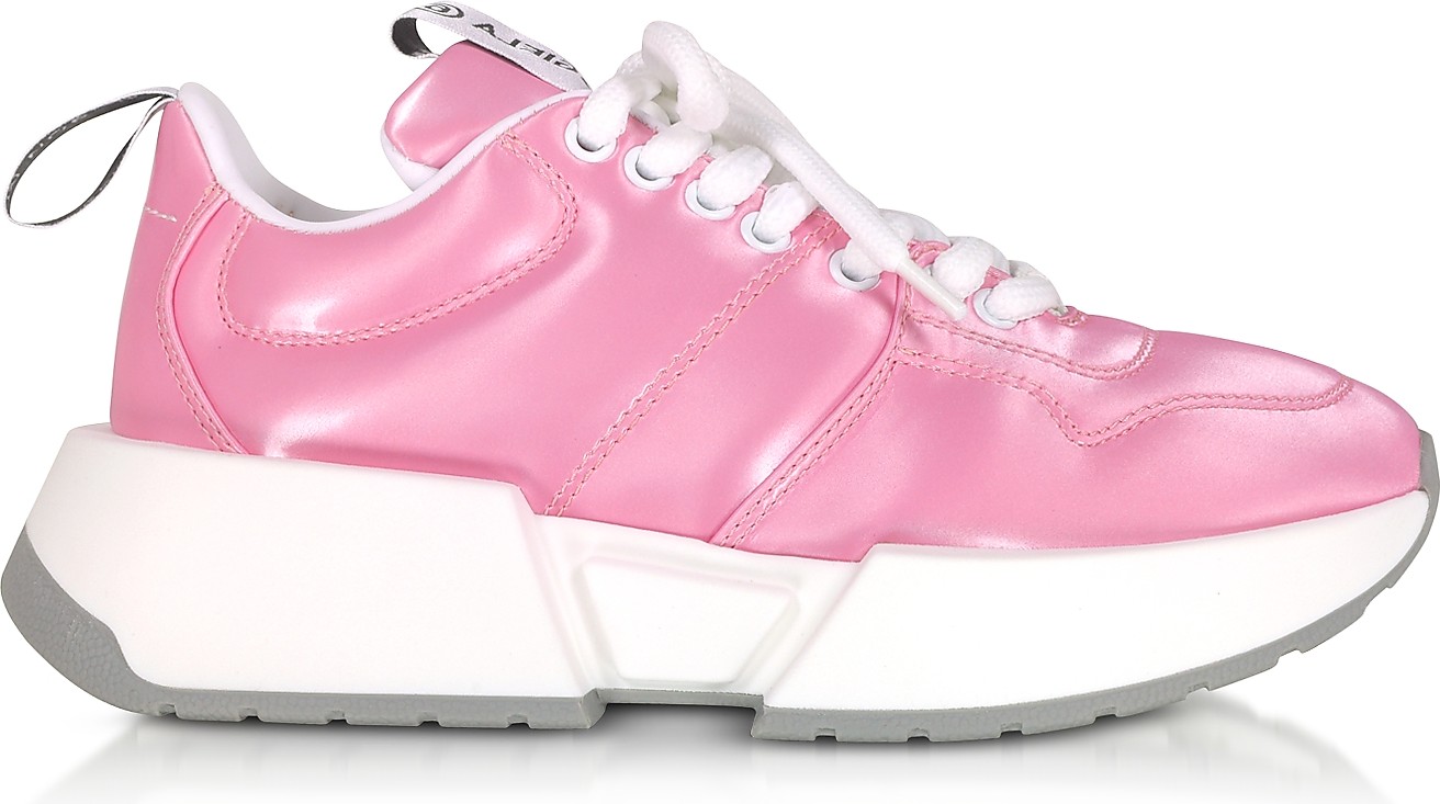 MM6 Maison Margiela Fuchsia Padded Nylon Studio 2 Sneakers