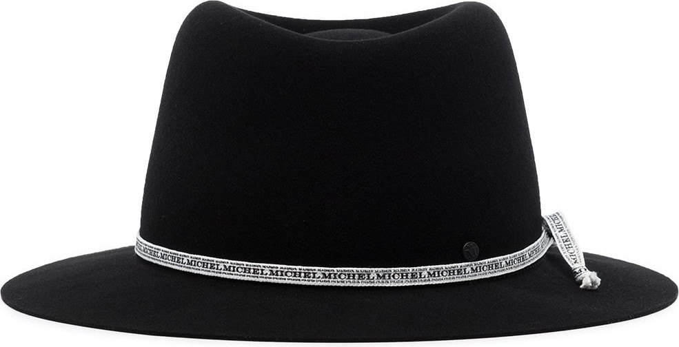Maison Michel - Andre logo-detail fedora hat