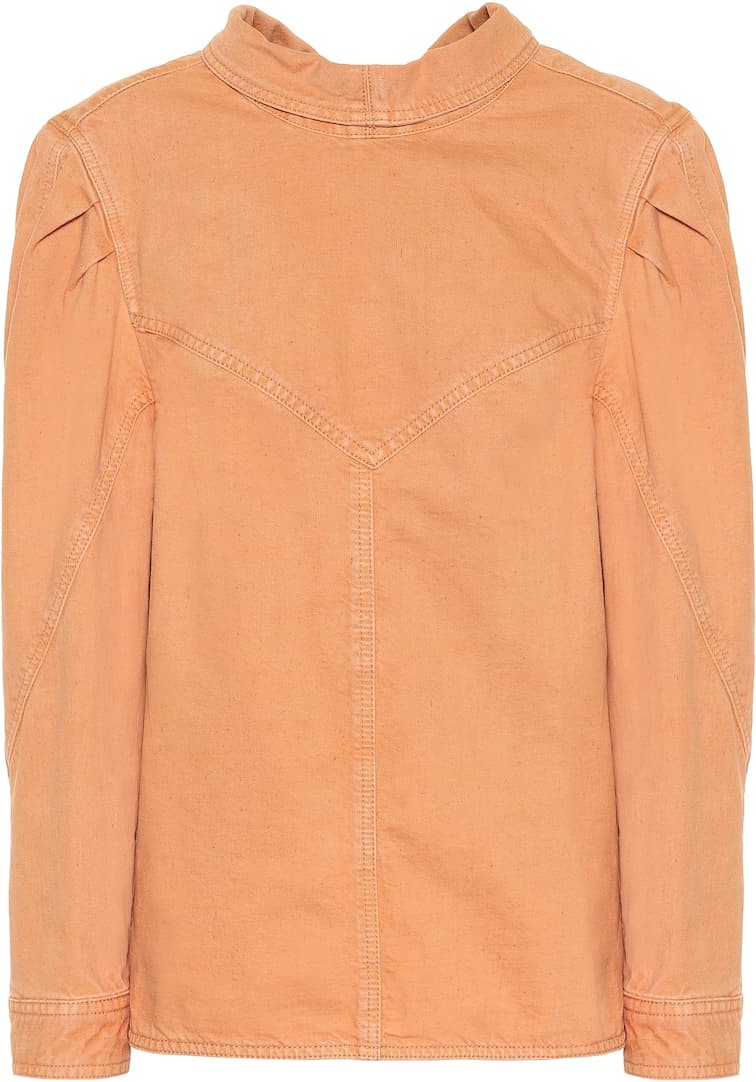 Isabel Marant Espera cotton-denim top