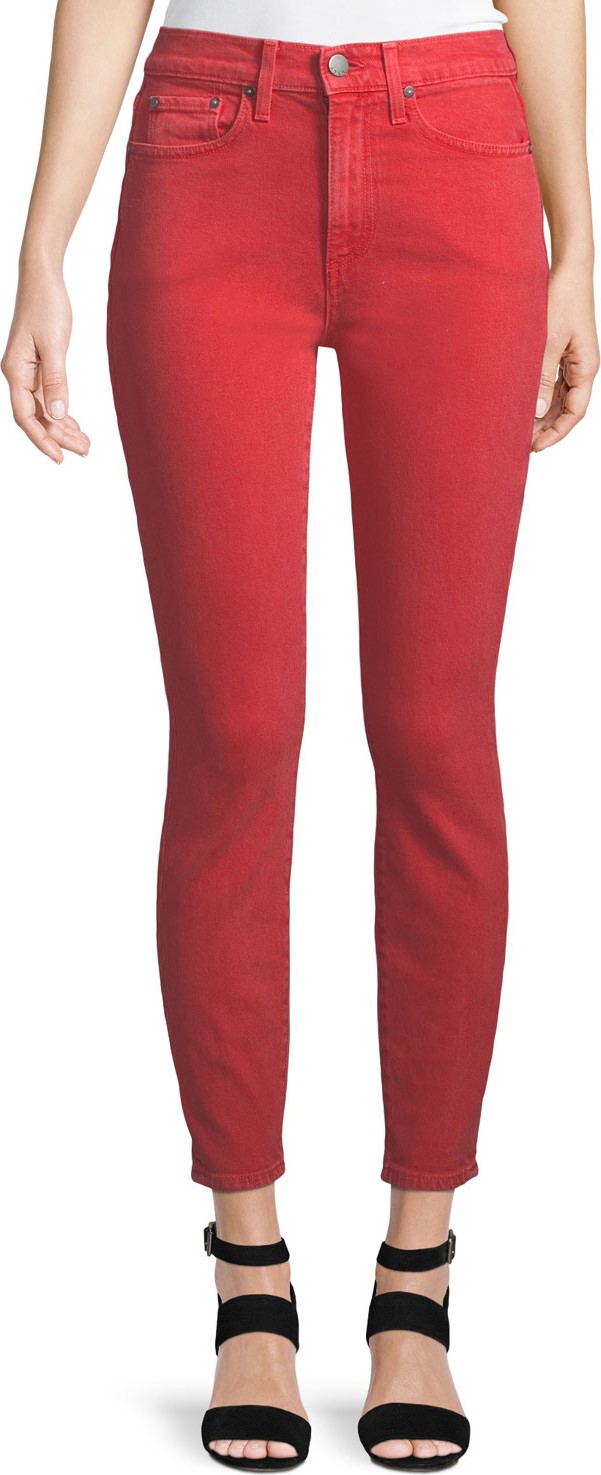 AO.LA by alice + olivia Good High-Rise Ankle-Length Skinny Jeans