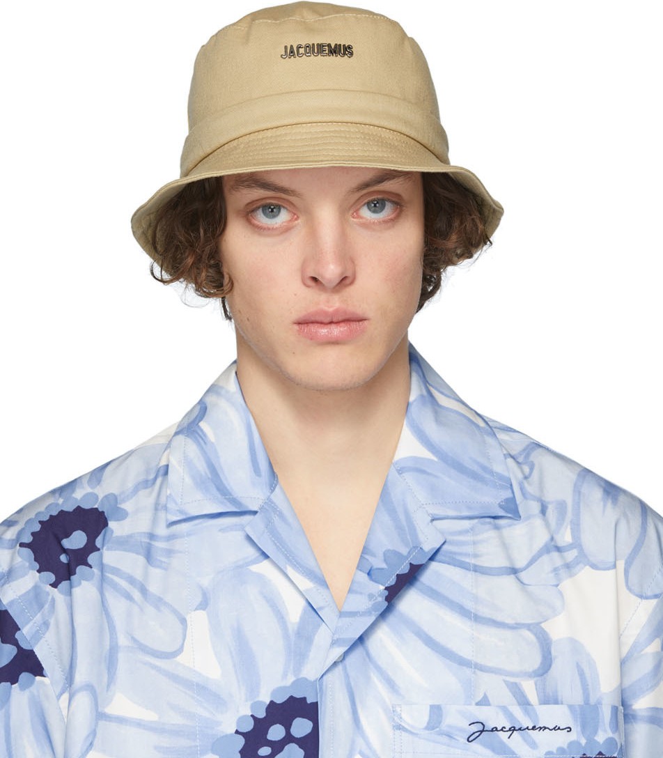 Jacquemus Beige 'Le Bob Gadjo' Bucket Hat
