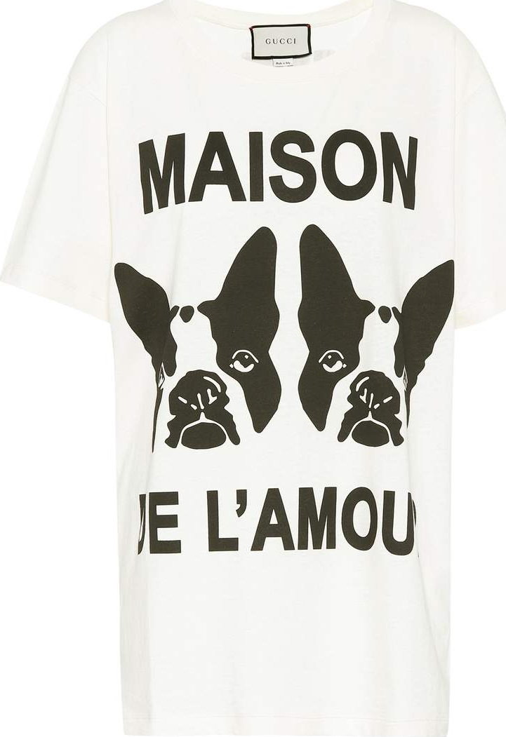 Gucci Printed cotton T-shirt
