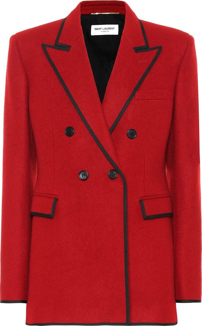 Saint Laurent Double breasted wool blazer