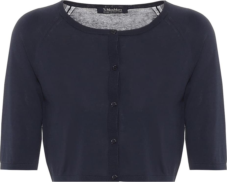 Max Mara Giochi cropped cotton cardigan
