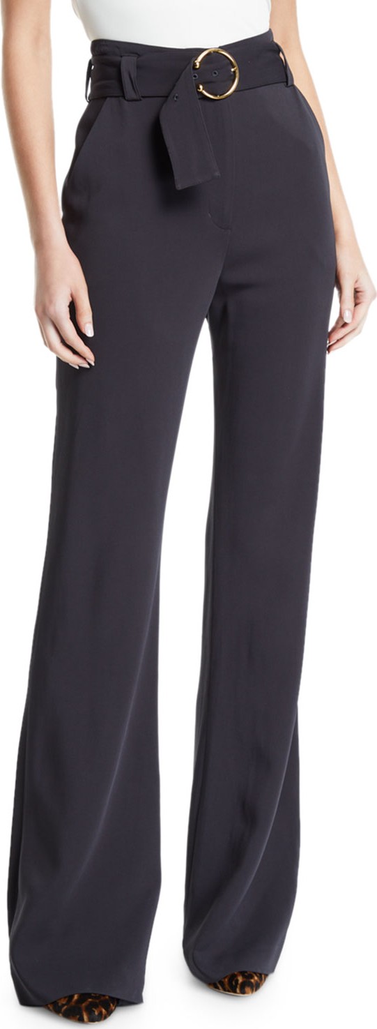 A.L.C. Warner Belted Wide-Leg Pants