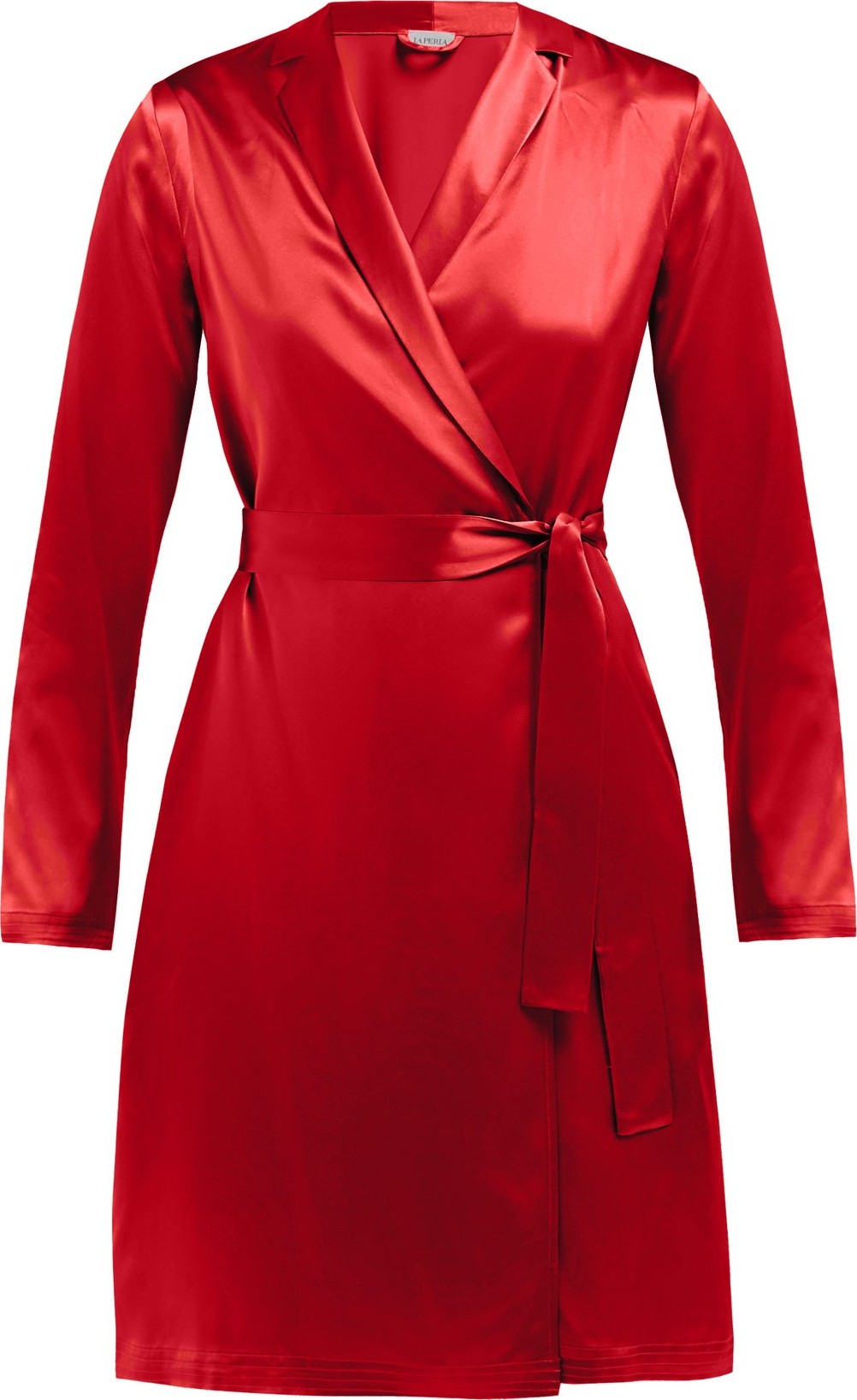 La Perla Carmine silk-satin robe