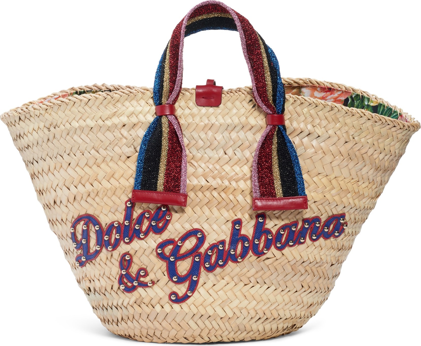 Dolce & Gabbana Woven Straw Tote