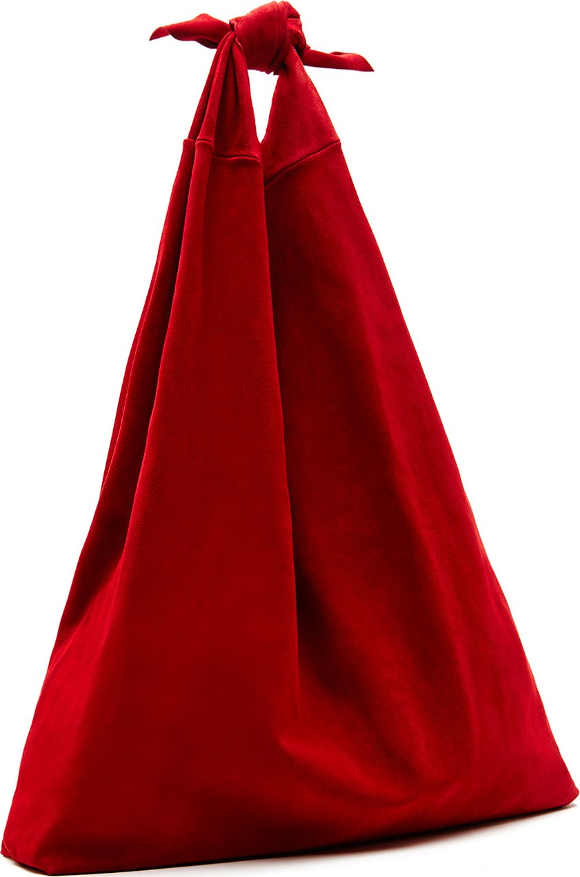 THE ROW Bindle Knot Suede Hobo Bag