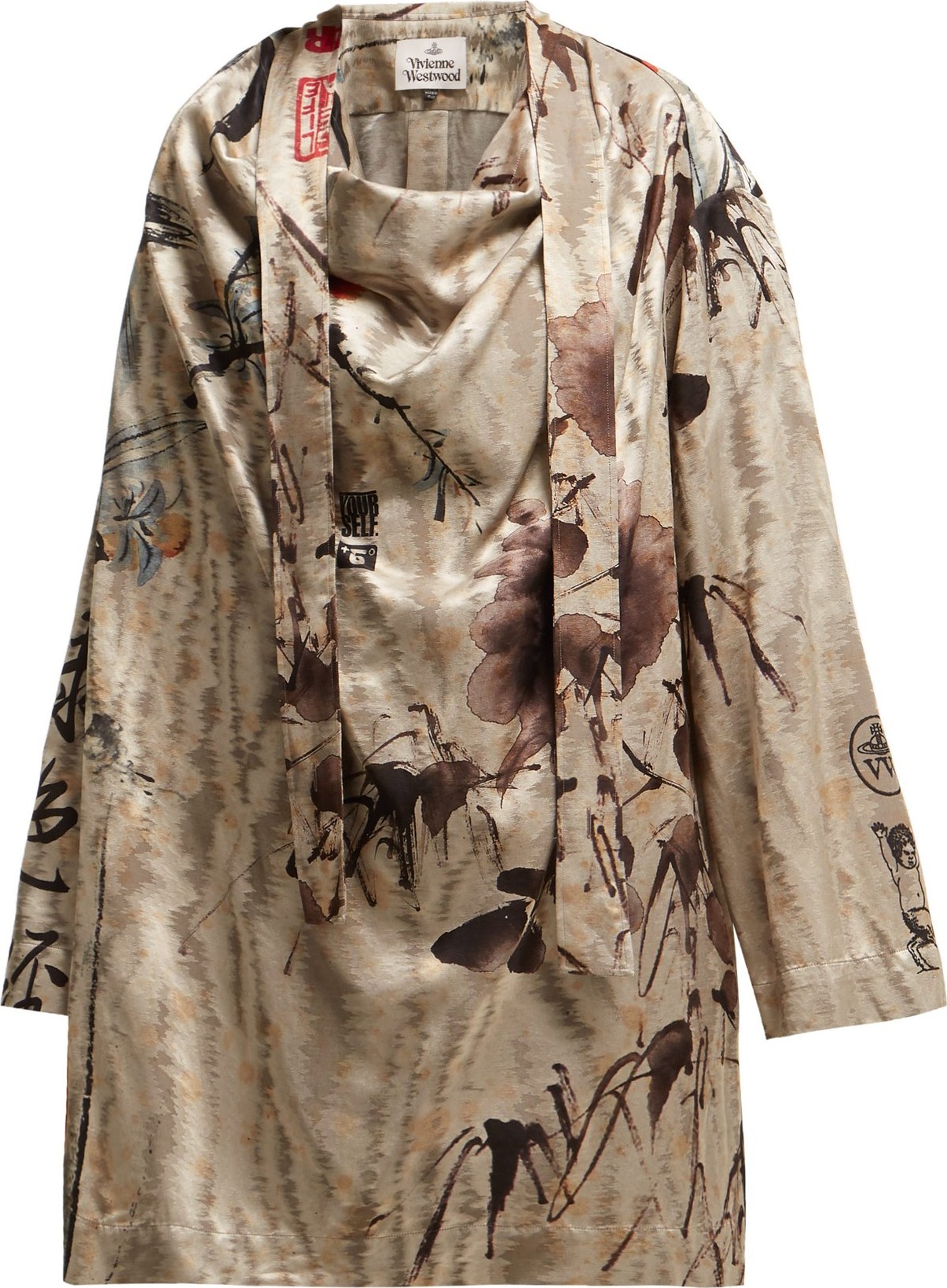 Vivienne Westwood Garret Chinese-jacquard blouse