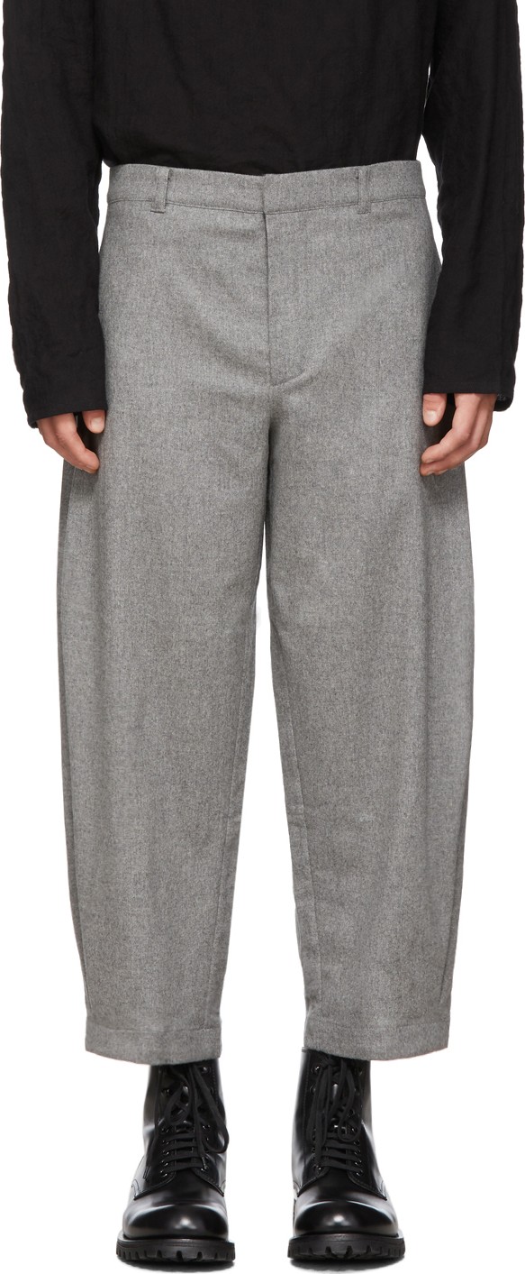 Toogood Grey Wool 'The Artist' Trousers