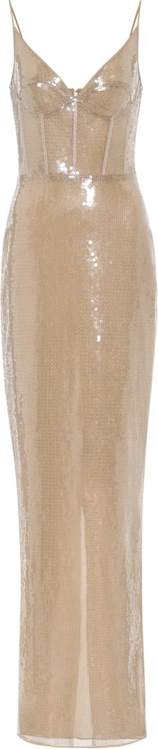 David Koma Sequined gown